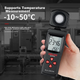 Встроенный измеритель освещенности DELIXI ELECTRIC, бытовой измеритель освещенности, высокоточный тестер люменов, измеритель яркости, люксметр. - изображение 8