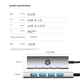 Док-станция расширения HP, разветвитель USB 3.0, многофункциональная док-станция расширения, адаптер-конвертер для ноутбука, удлинительный кабель. - изображение 8