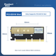 EB-LINK PCIe 4.0 X16 to M2 Expansion Card, Full Speed 64Gbps Single Port M.2 Interface, NVMe Adapter Card for SSD Solid State Drive - изображение 5