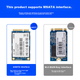 Прозорий корпус для SSD ORICO, корпус для жорсткого диска з інтерфейсом mSATA - Type-C, підходить для SSD-накопичувачів ноутбуків, міні-зовнішній корпус - TC10 - зображення 4