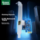 Сетевая карта UGREEN PCI-E на 2,5G, проводная, для настольных компьютеров, NAS-серверов, со встроенным Ethernet, адаптивной гигабитной проводной сетевой картой и высокоскоростным сетевым портом RJ45. - изображение 3