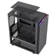 Aigo JV13 Black, корпус для настольного компьютера, малый корпус формата Matx (прозрачная боковая панель/материнская плата ITX/водяное охлаждение 240 мм/лента RGB) - изображение 10
