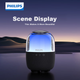 Bluetooth-колонка PHILIPS TAS2108, настольная аудиосистема для компьютера, высококачественный звук для телевизора, атмосферная подсветка, компактная домашняя колонка, беспроводная автомобильная портативная с длительным временем автономной работы. - зображення 5