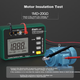 Цифровий мультиметр SATA Megohmmeter, тестер опору ізоляції, високовольтний 100/500/1000 В, D05983 - зображення 4