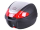 Кофр (багажник) для мотоцикла задний TT AGRO MOTO YM-0830 (V-30L) 41×41×32 черный с красным - зображення 1