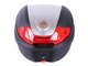 Кофр (багажник) для мотоцикла задний TT AGRO MOTO YM-0830 (V-30L) 41×41×32 черный с красным - зображення 4