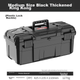 Коробка для зберігання інструментів DELIXI Black Diamond Thickened Toolbox, велика промислова фурнітура, портативний багатофункціональний інструмент для ремонту в автомобілі - изображение 4