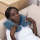 Подушка надувна BestWay 67006 (10*24*37 см, серія: Flocked Air Pillow) (Синій зі сталевим відтінком) - изображение 2