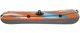 Човен надувний BestWay 61135 «Hydro Force Kondor Elite 1000 Raft» (29*96*162 см, гребний, одномісний, трикамерний, надувне дно, до 80 кг) - изображение 4