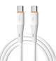 Кабель WUW-X225 Type-C to Type-C PD 65W white - зображення 1
