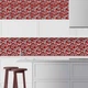 Мозаика из декоративного стекла Sticker Wall красный 2200 298х298х4,5 мм (SW-00002367) - изображение 5
