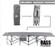Раскладная кровать с матрасом Bass Polska BH 31007 серый 198х68х40 см - изображение 5
