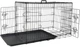 Клетка для животных Funfit XL 92x57x64 см, металлическая, черная, транспортная, с выдвижным поддоном, для собак и котов - изображение 1