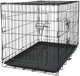 Клетка для животных Funfit XL 92x57x64 см, металлическая, черная, транспортная, с выдвижным поддоном, для собак и котов - изображение 2