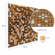 Мозаика зеркальная Медная 2200 Sticker Wall 298х298х4,5 мм (SW-00002370) - изображение 3