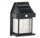 Солнечный настенный светильник 500Лм с датчиком движения 50 LED черный Garden Line 12х17х5,8 см (SOL5646) - изображение 1