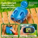 Портативный детский микроскоп-телескоп 2в1 с IPS-экраном и HD-камерой Развивающая игрушка с возможностью фото и видеофиксации Голубой - изображение 1