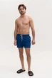 Шорты для плавания Ocean turt blue - шорты с эффектом проявки принта в воде синие XL - изображение 1