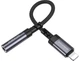 Перехідник BOROFONE BV24 Lightning to AUX 3.5 сірий - изображение 3
