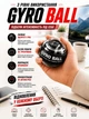 Эспандер гироскопический кистевой тренажер силы хвата Powerball GyroBall гиробол павербол вращающийся шар антистресс реабилитационный после травм предплечья запястья нескользящий корпус спортивный фитнес тренировка кисти руки с кейсом черный Art Planet - изображение 8