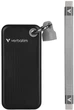 Dysk SSD Verbatim Pocket SSD 256GB USB-C 3.2 Gen 2 Type-C Black-Grey (23942324157) - obraz 2