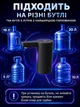 Автоматическая помпа для воды электрическая на бутыль VMHouse портативный насос для воды диспенсер на аккумуляторе черный (0035-0002) - изображение 4