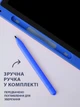 Детский графический LCD планшет VMHouse электронный, доска для рисования заметок и записей 10" + стилус синий (0038-0103) - изображение 5