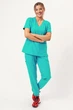 Женские медицинские штаны STUGA MEDICAL светлая бирюза (7700402) L - изображение 1