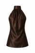 Сукня міні сатинова DR017 2605346591404 S/M Коричневий - изображение 2