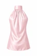 Сукня міні сатинова DR017 2605346592604 S/M Рожевий - изображение 2