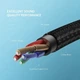 Кабель Ugreen AV141 3.5mm to 2x3.5mm Headset Splitter (20cm) Black (30619) - изображение 2