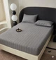 Набор простынь на резинке Colorful Home 180*200 см + 25 см и 2 наволочки 50*70 см Муслин Серая - изображение 1