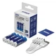 Акумулятори XTAR AA 14500 1.5V 3000mAh Li-ion USB-C 4 шт 14×50 мм – перезаряджувані літій-іонні батарейки - зображення 2