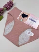 Хлопковые женские трусики для критических дней Ouno 6326-1, 3XL (ОБ 118-125), Пудра - изображение 2