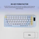 Бездротова клавіатура та миша FANTECH Go WK898 MOCHI, BT, 2.4G, Чорно-жовтий - зображення 6