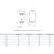 Бойлер Hi-Therm Lumia 80 Dry 1,5 кВт, 73 л, сухой ТЭН, вертикальный, белый - изображение 2