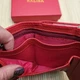 Маленький складной кошелек женский из кожи красный BALISA 711Н-16 на магните - изображение 6