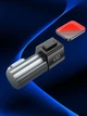 Відеореєстратор автомобільний HOCO Screenless hidden driving recorder DV13 HD 720p нічна зйомка широкий кут 140° компактний DVR камера для авто циклічний запис з кріпленням універсальний надійний реєстратор для водіїв і подорожей - изображение 6