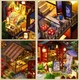 Творческий Конструктор Румбокс 3D DIY Японский домик с садом (Размер 34×26×24,5 см) - изображение 6