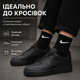 Носки Nike средние черные 12 пар размер 41-44 спортивные носки под кроссовки для тренировок, прогулок - изображение 2