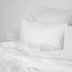 Комплект постільної білизни ТЕП "СТРАЙП САТИН PREMIUM" Optical White, євро - изображение 5