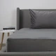 Простирадло ТЕП "VELOUR" з резинкою сіре, 180x200 - зображення 3