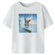 Футболка Name it Surfing Corgi, колір білий, розмір 122/128 (261.13241569.BWHI) - зображення 1