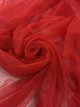 Сетка с глиттером красная 40г/м² ш.150см 1пог.м - изображение 1