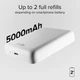 Powerbank SBS Ultra-Compact Wireless 5000 mAh 20W White (TEBB5000HDMAG) - obraz 8