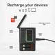 Бездротова зарядна станція SBS Wireless Power Dock 6-в-1 100W MagSafe Grey (TEWIRMAG105W) - зображення 3
