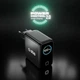 Ładowarka sieciowa SBS 100W 3xUSB-C 1xUSB-A TFT Display Black (TETRGANTFT100WK) - obraz 3