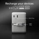 Adapter SBS Universal Travel Adapter z wbudowanym kablem USB-C White (TEADARET2USB2CPD70W) - obraz 9
