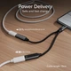 Adapter SBS USB-C - 2xUSB-C 13 cm Black (TEADATYCHARGETYCK) - obraz 6