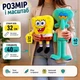 Набор мягких игрушек «Спанч Боб» — 7 персонажей, 18–40 см: Патрик, Сквидвард, Сэнди, Гэри, Планктон, Крабс - изображение 8